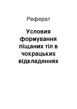 Реферат: Условия формування піщаних тіл в чокрацьких відкладеннях північного борту западно-кубанского прогину та його нафтогазоносність